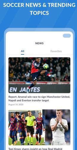 Live Soccer TV App for Android & iOS.